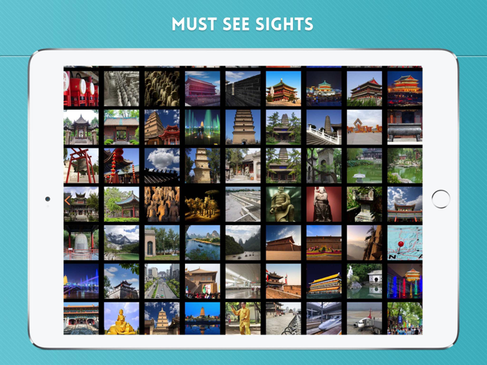 Xian Travel Guide with Offline City Street Maps