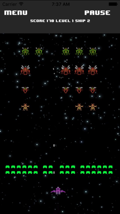 Planet Invaders - a fierce battle