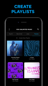 VOX Unlimited Music - Music Player & Streamer screenshot