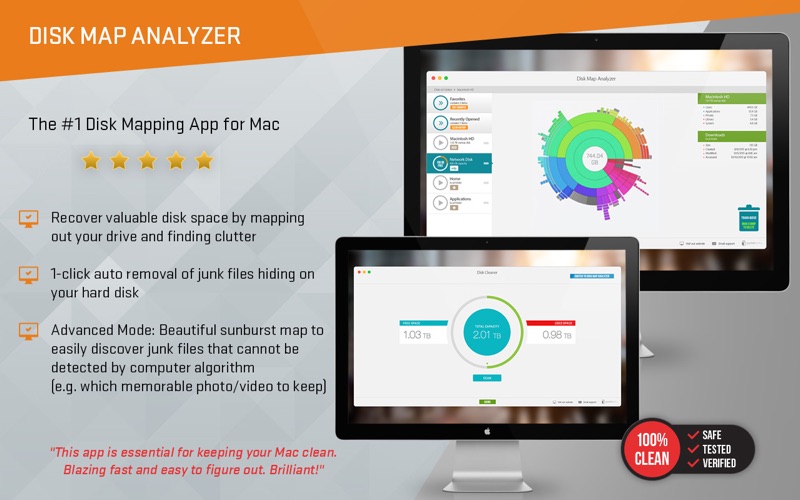 Disk Map Analyzer - 2 in 1 - Clean Your Hard Drive