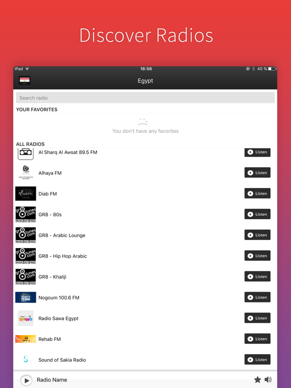 Screenshot #4 pour Radio Egypte - Radios Egypt - لاسلكي  EG