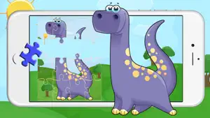 Dinosaur Jigsaws Puzzle Activities for Preschool screenshot #1 for iPhone