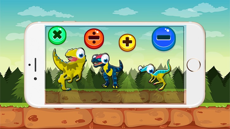 math games age 3 5 6 dinosaur for kids all free