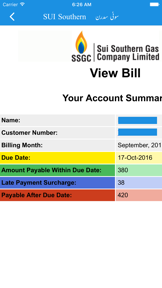 Check Sui Gas Bill screenshot