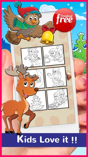 Christmas Coloring Book Free For Kids And Toddlers(圖5)-速報App