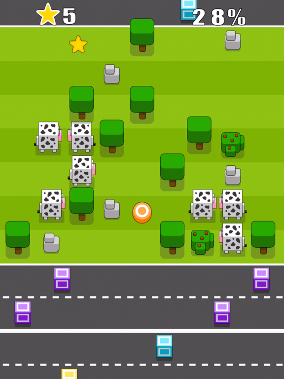 Screenshot #4 pour Swipeland - Endless Arcade Game with World Mode