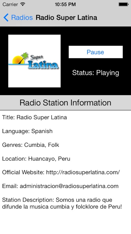 Peru Radio Live Player (Lima / Spanish / Perú) screenshot-3