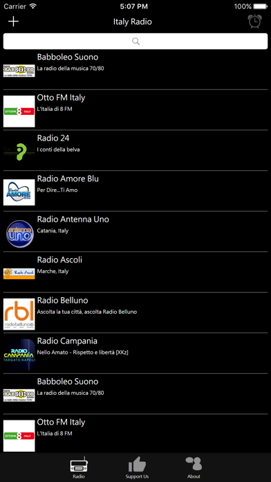 Italian Radio - IT Radio iPhone screenshot 1 - Entertainment app