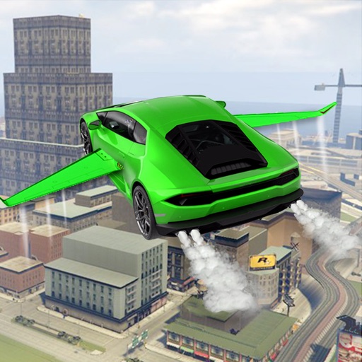 Driving Futuristic Flying Car - Best Flight Pilot Icon