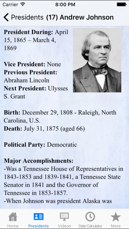 American Presidents - History Reference Guide screenshot-4