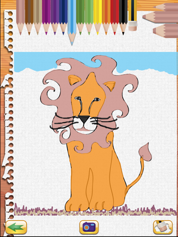 Screenshot #4 pour Dessiner et colorier:la jungle