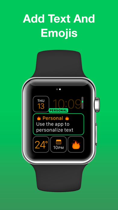 Screenshot #1 pour Personal - Emoji, Note & Reminders for Watch Faces