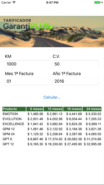 GP Tarificador Mexico
