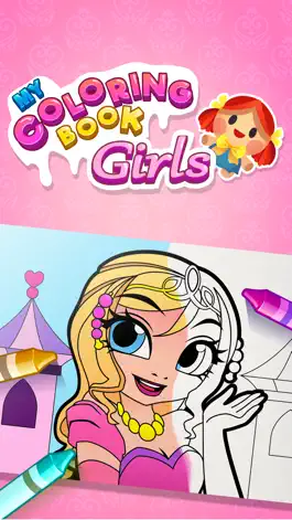 Game screenshot My Coloring Book: Girls - Fun Drawing Game mod apk