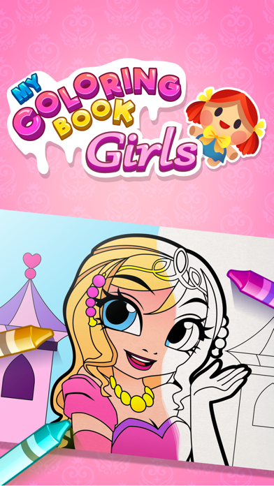 My Coloring Book: Girls - 抽選ゲームのおすすめ画像1