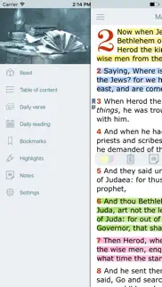 holy bible. new testament. the king james version iphone screenshot 3