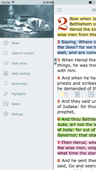 Screenshot #3 pour Holy Bible. New Testament. The King James Version