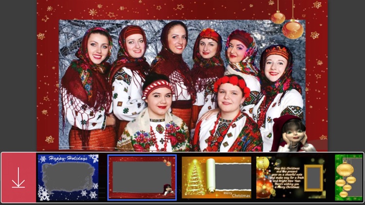 Santa claus Photo Frame - Frame from the heart