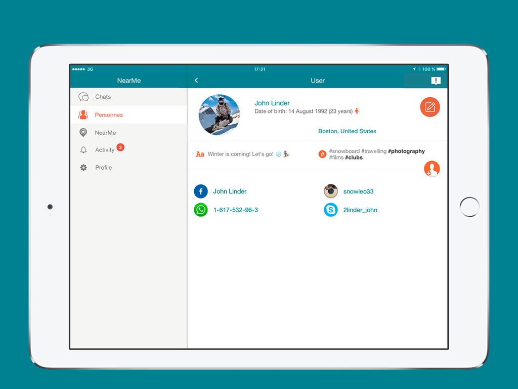 NearMe — view others in a new way!