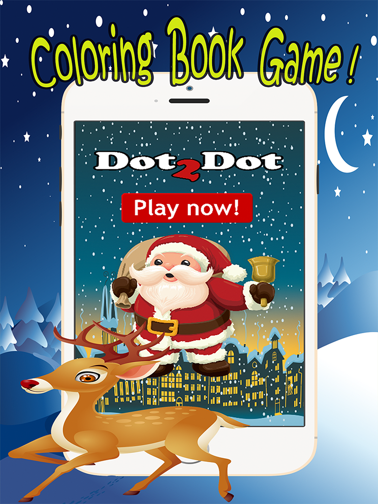 Santa Claus Dot to Dot: happy xmas kids fun games screenshot 8