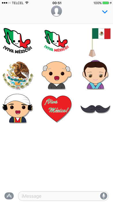 Viva Mexico - Stickers iPhone screenshot 1 - Stickers app