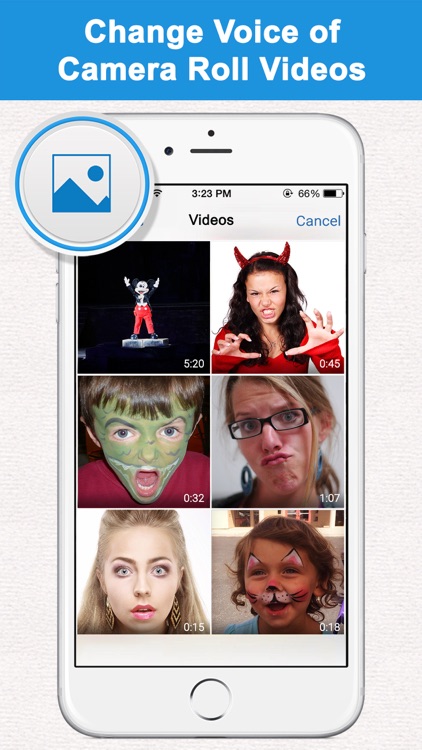 Voice Changer Video Booth with Funny Voice Effect