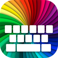 Renkli Tuş Takımı Yaratıcısı - Renkli Arka plan ile Yeni Emojisi ve Tipi