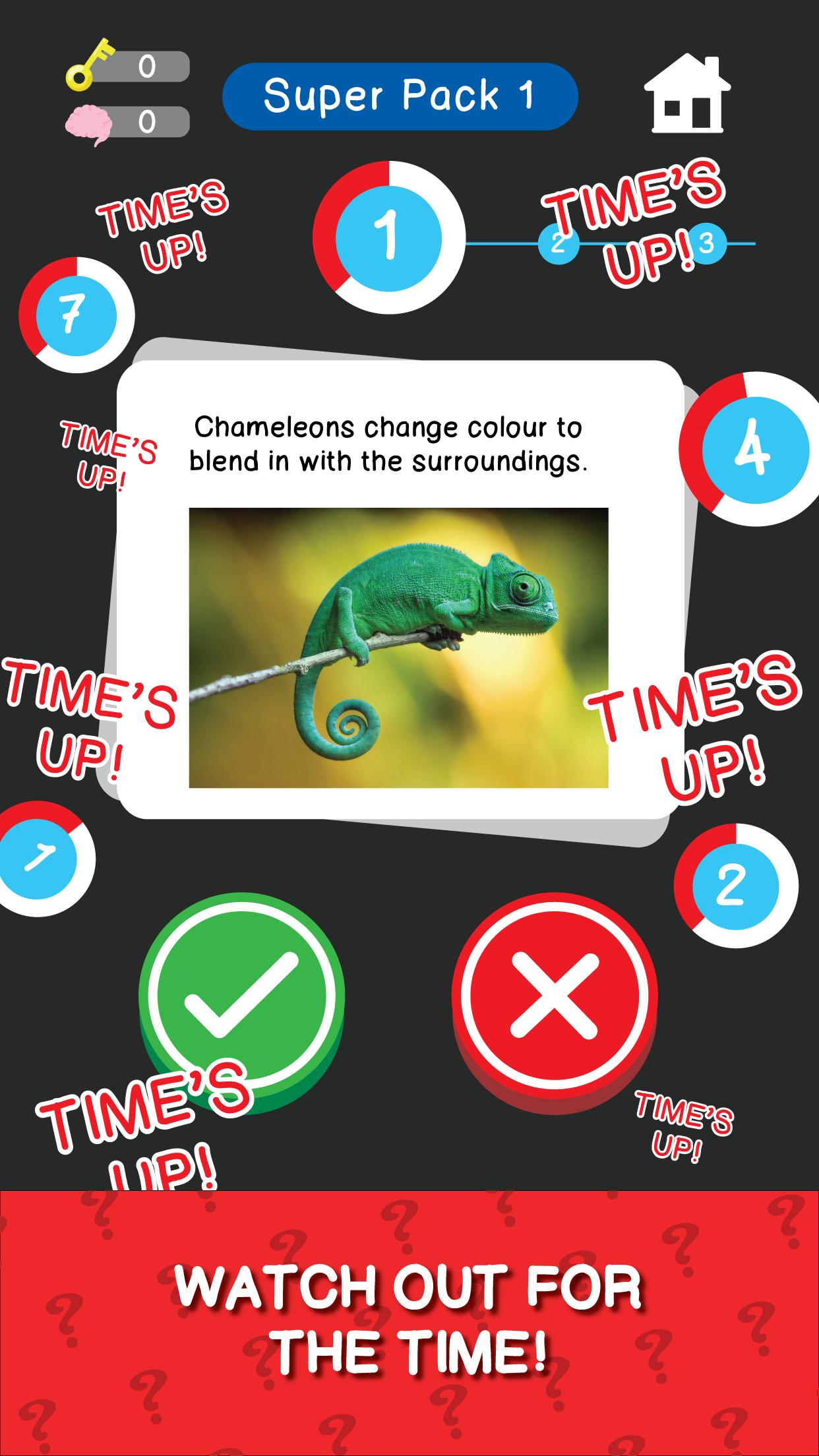 True or False : Trivia Facts Crack