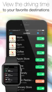 arrive on time - gps assistant: eta, travel time and directions to your favorite locations iphone screenshot 1