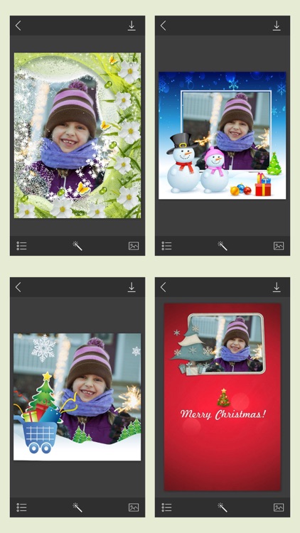 Creative Christmas HD Photo Frame - Photo editor