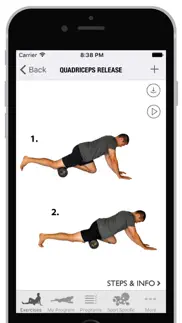 foam rolling iphone screenshot 2