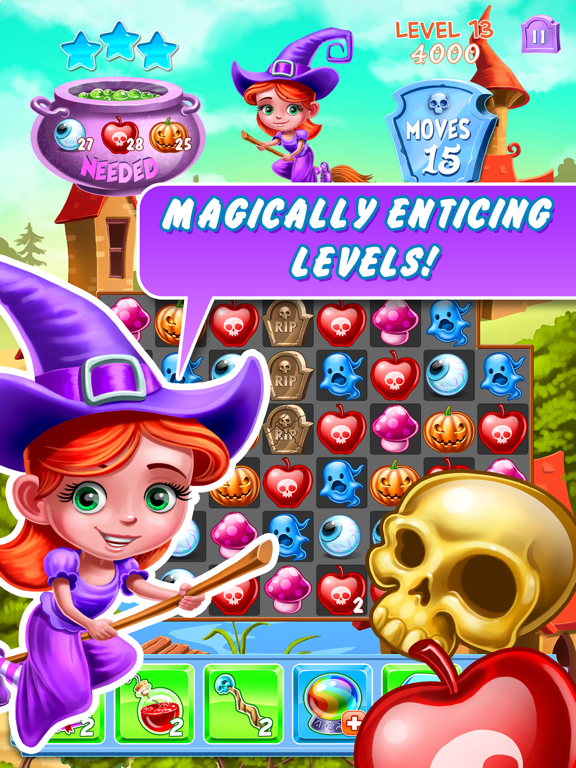 Screenshot #4 pour Creepy Crawly Kingdom - A Wicked Match 3 Puzzle