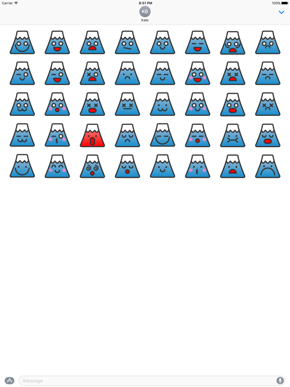 Screenshot #5 pour Fuji-San: Super Kawaii Stickers