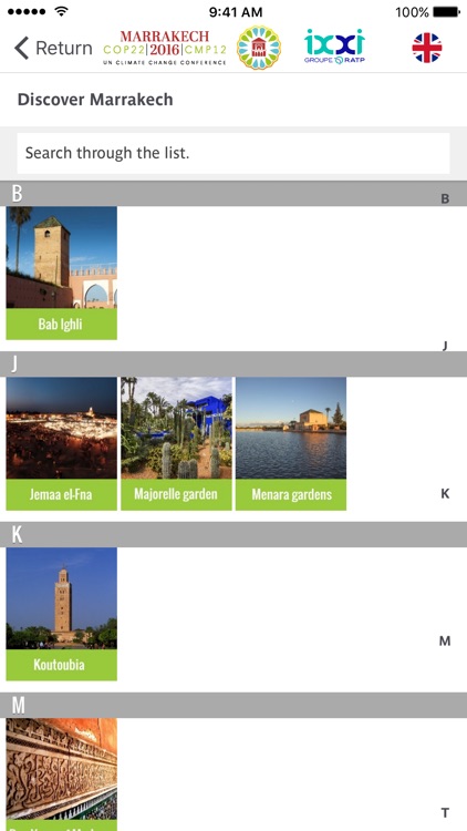 MyCop22 the official application of the COP22