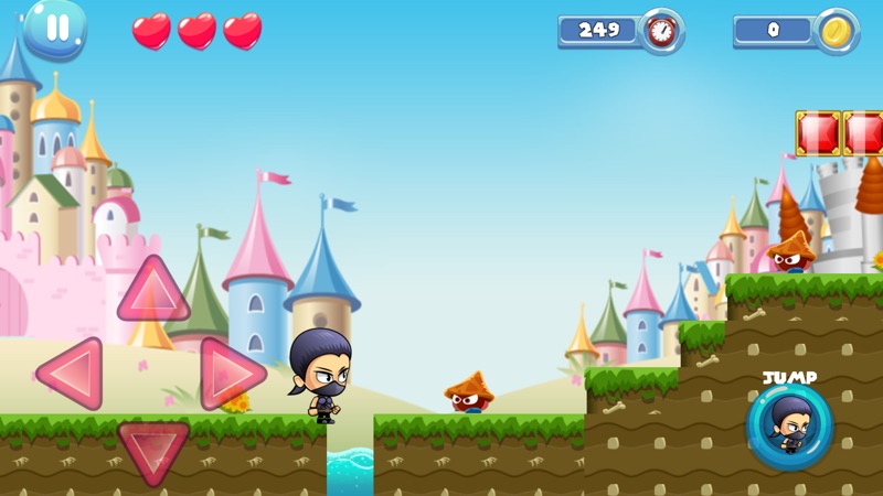 Aventura de la selva ninja juegos niños 7 años screenshot 1
