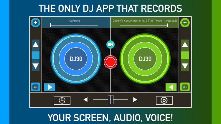 DJ30 - Record Screen, Music, & Voice
