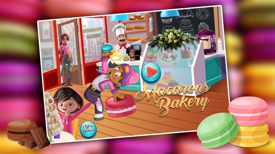 Macaron Cookies Maker 2 - Crazy Dessert Maker Game - 1.0 - (iOS)