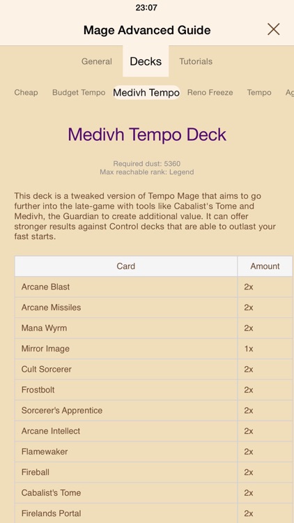 Hearth Guide - tips & tricks for Hearthstone