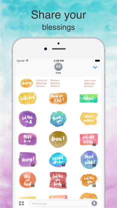 Blessings Stickers screenshot 1