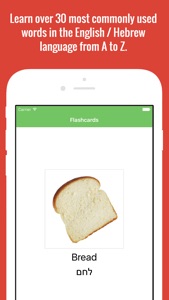 Hebrew Flashcards with Pictures Lite screenshot #5 for iPhone