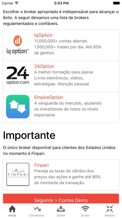 Opções Binárias para iniciantes screenshot-3