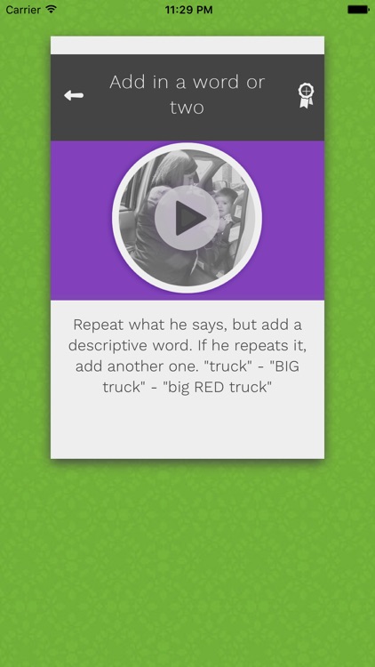 Aimee's Babies Word Gap