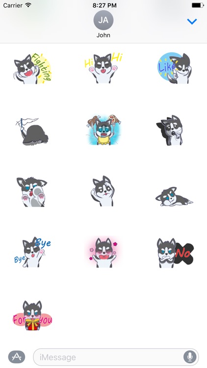 Lovely Husky Dog Sticker