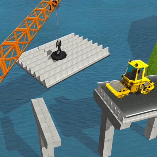 Bridge Construction Simulator 2017: Extreme Crane icon