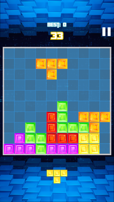 Tetra Brick Puzzle Game - 10x10 Blitz Challengeのおすすめ画像1