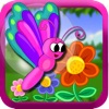 フラッター庭 - タップ蝶の花（フリーゲーム）をキャッチする