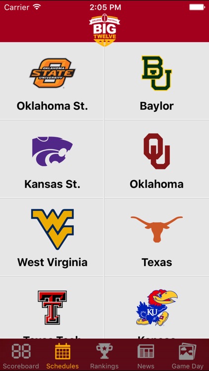 Big 12 Football Schedules & Scores screenshot-4