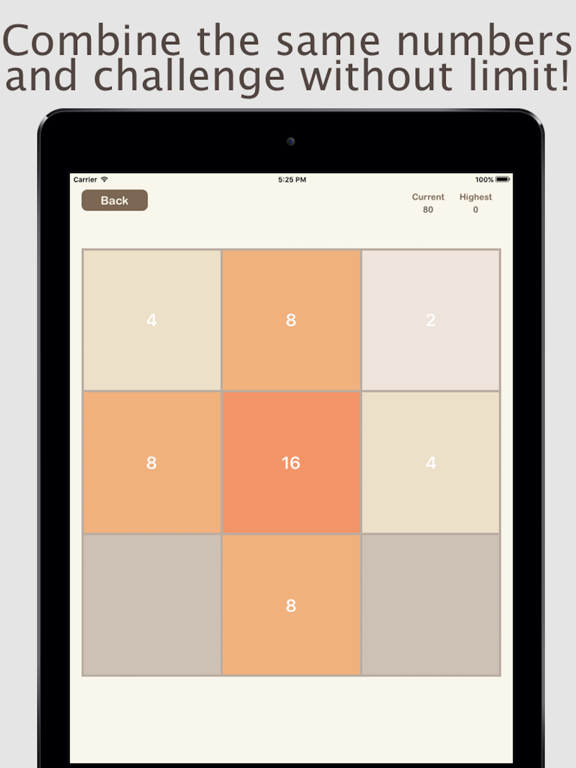 All 2048 - 3x3, 4x4, 5x5, 6x6 and more in one app! iPad screenshot