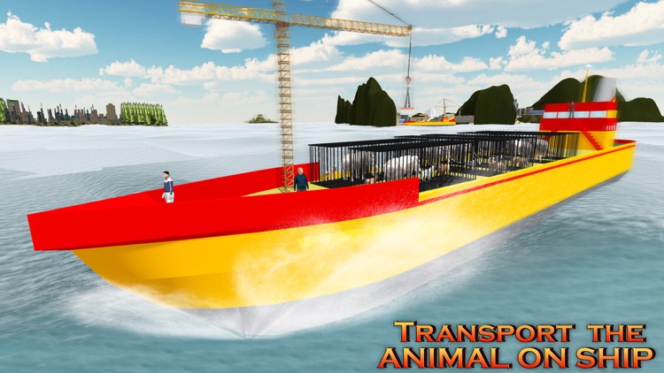Cargo Ship Animal Transporter & Boat Sailing Game