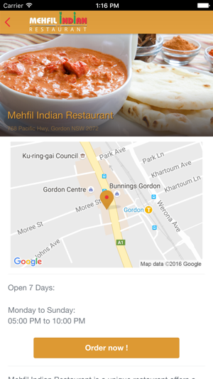 Mehfil Indian Restaurant(圖2)-速報App